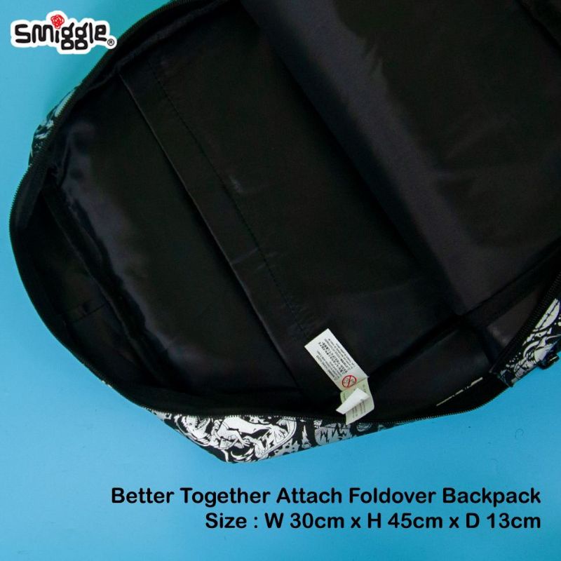 Tas smiggle  mirror quality Foldover/Smiggle better together attach Foldover backpack