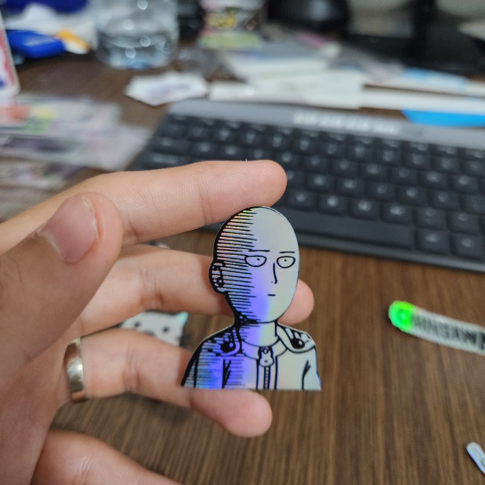 

Sticker Hologram Anime - PSH1652 - One Punch Man - Saitama