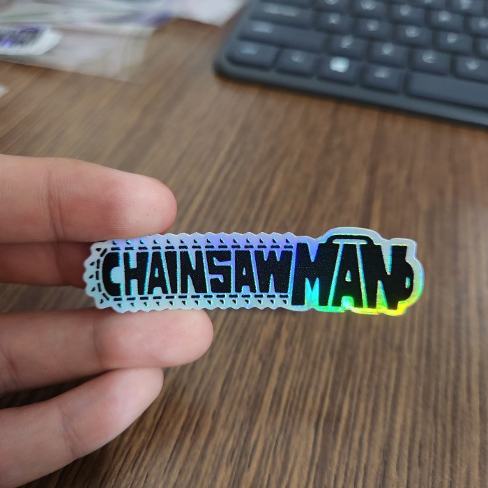 

Sticker Hologram Anime - PSH1658 - Chainsaw man - logo