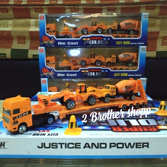 Diecast Truck-Diecast Alat Berat-Miniatur Alat Berat-Truck Konstruksi