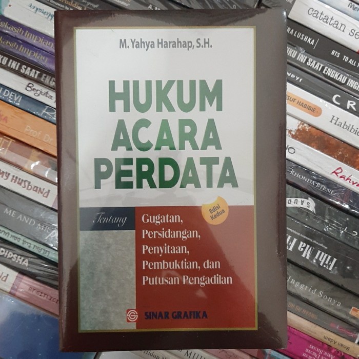 Perdata Buku Hukum Acara Perdata Yahya Harahap