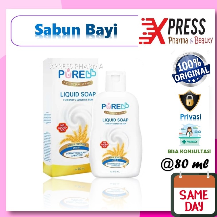 ⚡XPRESS⚡ Pure Kids Liquid Soap Sabun Bayi Alergi Iritasi Purekid Lactacyd Laktasid Laktasit Purekids