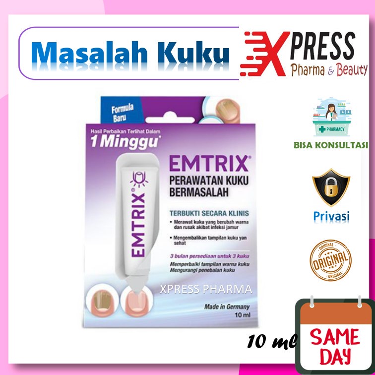 ⚡XPRESS⚡ Emtrix Perawatan Kuku Gel Salep Penghilang Jamur Kuku Emtrik Mtrix Zr