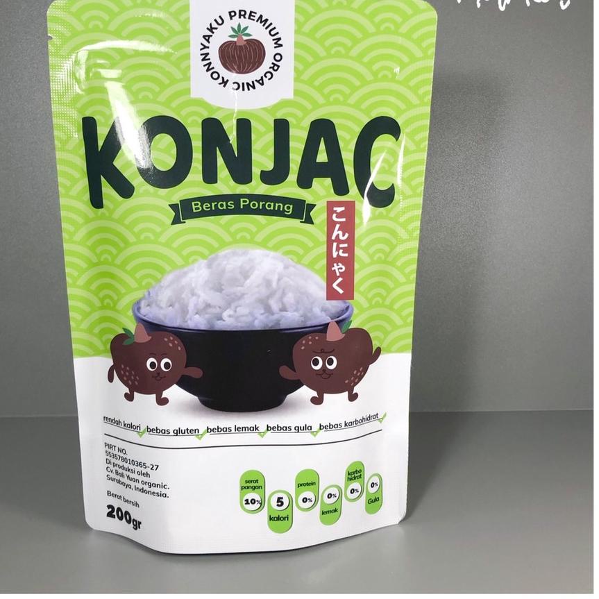 

Promo✔️⭐Konjac Rice Beras Porang Shirataki 200gr Halal