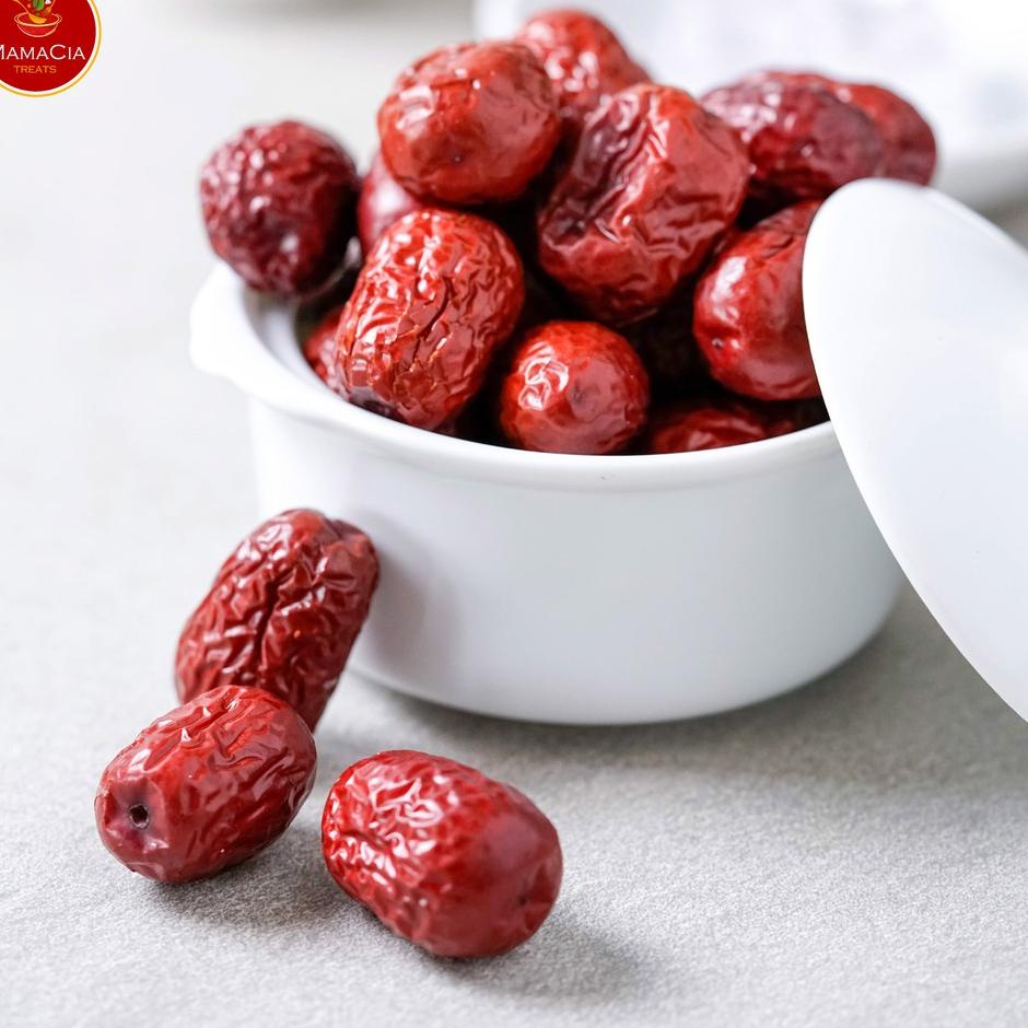 

Discount | KP8 | Mamacia Treats Angco / Kurma Merah / Red Dates / Kurma Cina / Red Jujube / Hang Zou 250 - 500 Gram