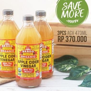 

Terbaru | HJ6 | Bragg, Organic Apple Cider Vinegar 473ml for 3pc (ACV / Cuka Apel)