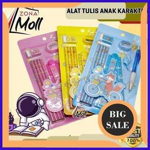 

ZM PAKET ALAT TULIS 5 IN 1 KARAKTER ANAK STATIONERY SET SOUVENIR ULTA