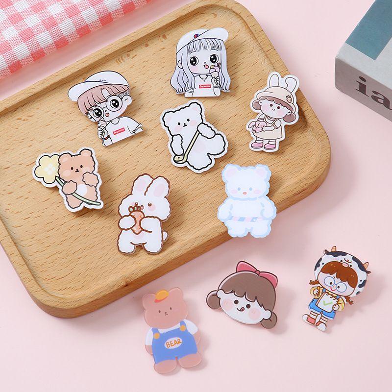 OPIOBAGS PIN TAS BROS KARAKTER / PIN AKSESORIS TAS LUCU / PIN AKRILIK / PIN LUCU