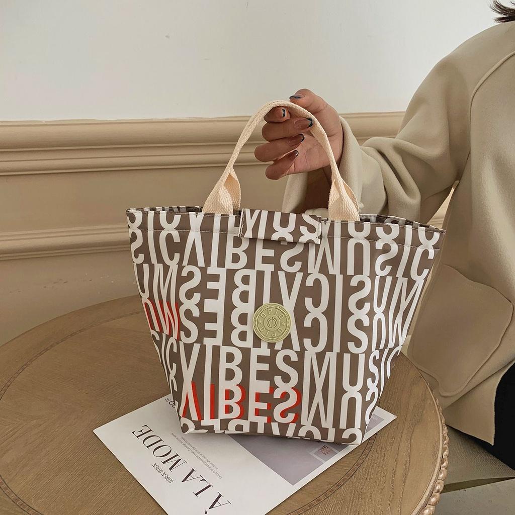 OPIO Tas bekal  / lunchbag / lunch bag / tas nylon / tote bag nylon / totebag / lunch box Alumunium 