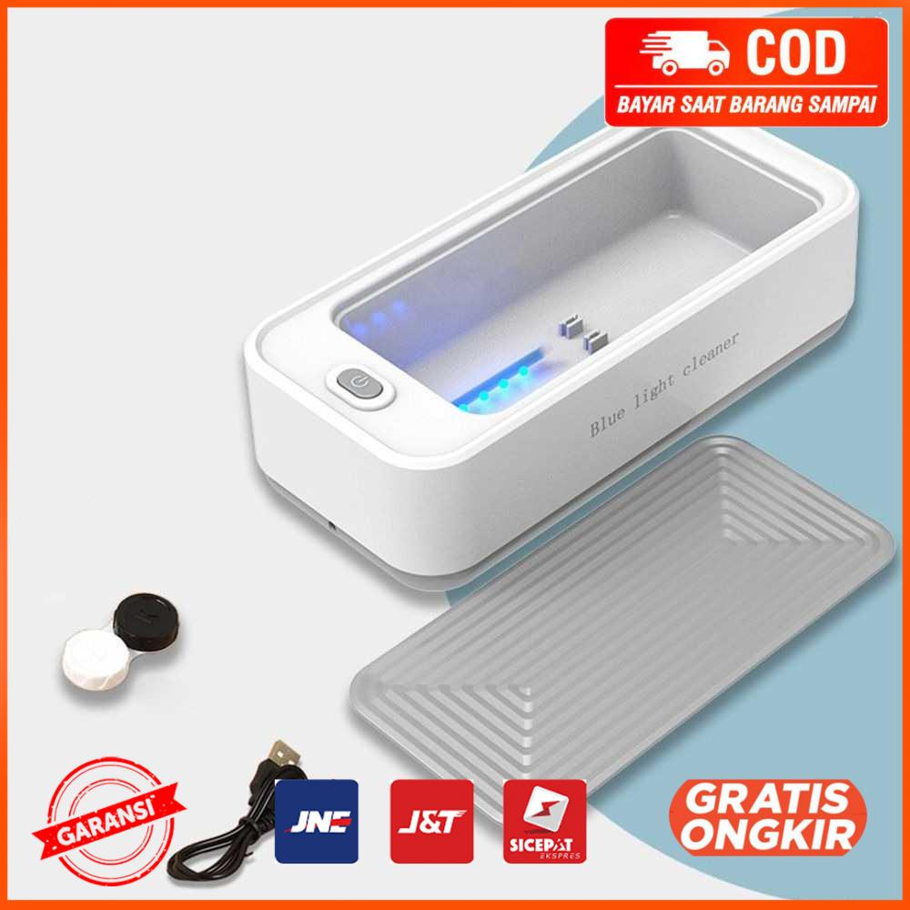 Pembersih Kacamata Perhiasan Ultrasonic with Blue Light AB1