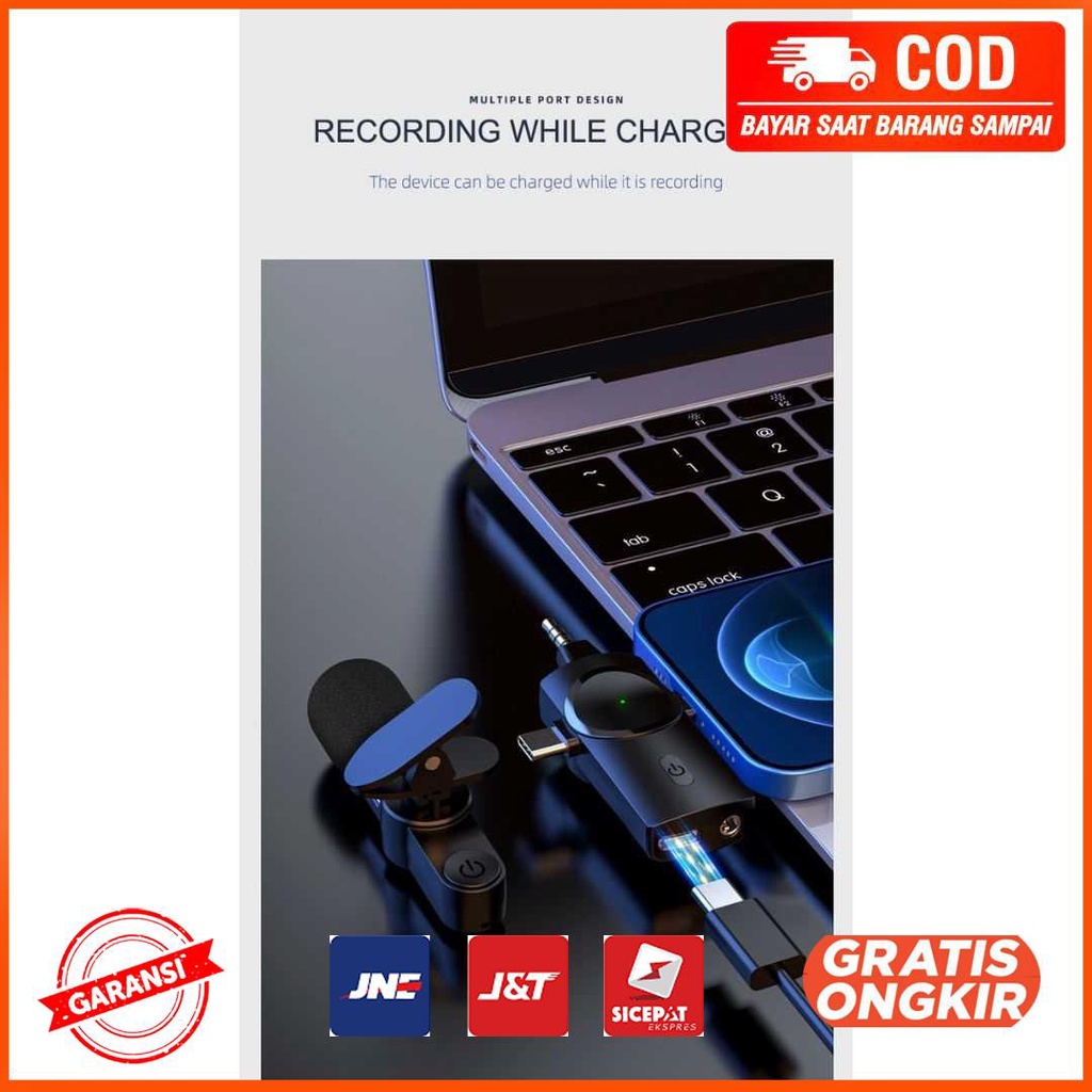 Clip On Mic Wireless Microphone Mini Noice Reduction 3in1 AP031