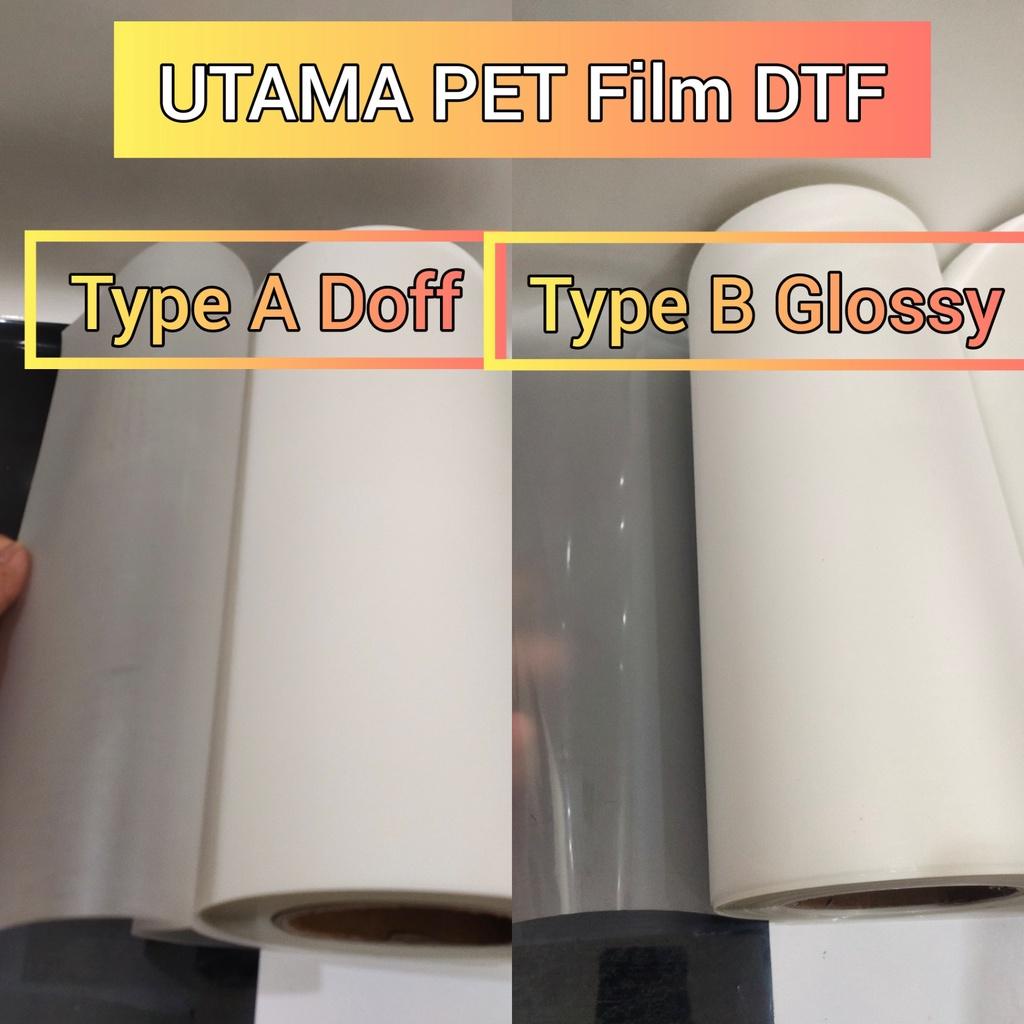 

(Khusus Rollan) Transfer PET Film DTF Lebar 30 cm Premium / Kertas Sablon Digital FTG