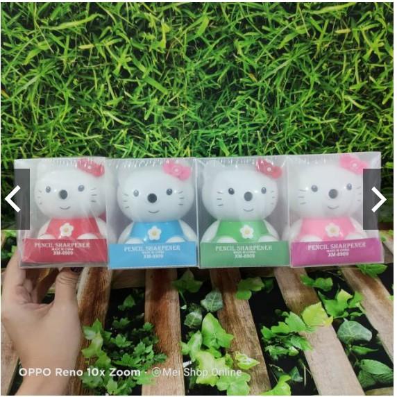 

Rautan meja / serutan putar rumah Hello kitty dan joyko dan basiz