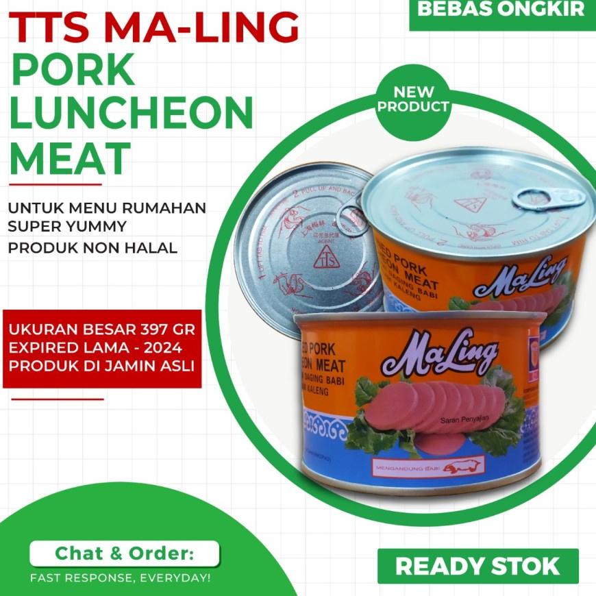 

10.10 Brand MALING TTS BESAR 397gr -TERMURAHH /MALING TTS /BABI KALENG/HAM BABI