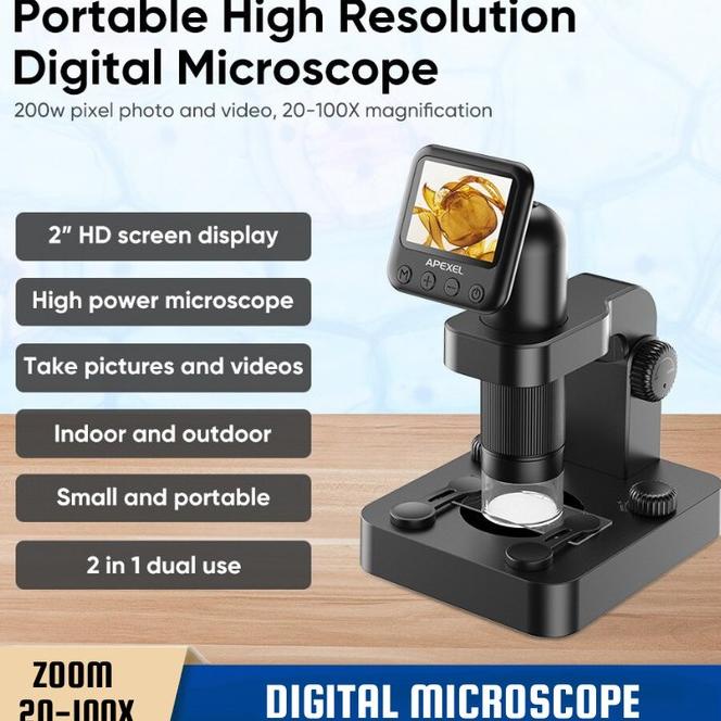 Mikroskop Edukasi Digital Mini Microscope Portable