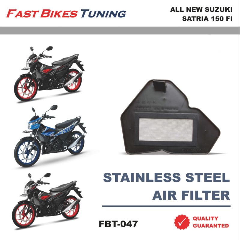 FILTER UDARA SUZUKI SATRIA FI  - FILTER UDARA STAINLESS - FILTER UDARA SATRIA FU - FILTER UDARA - FI