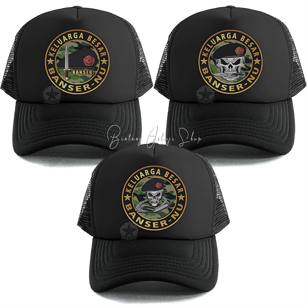 Topi Custom Keluarga Besar Banser-NU Exclusive Gold