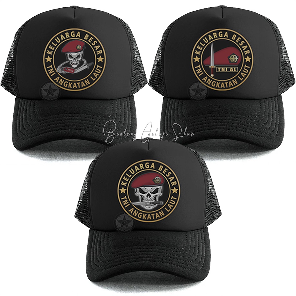 Topi Skull Keluarga Besar Kopaska Angkatan Laut Istimewa &amp; Murmer