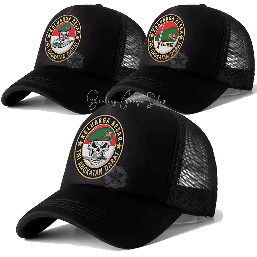 Topi Skull Keluarga Besar TNI Angkatan Darat Istimewa &amp; Murmer