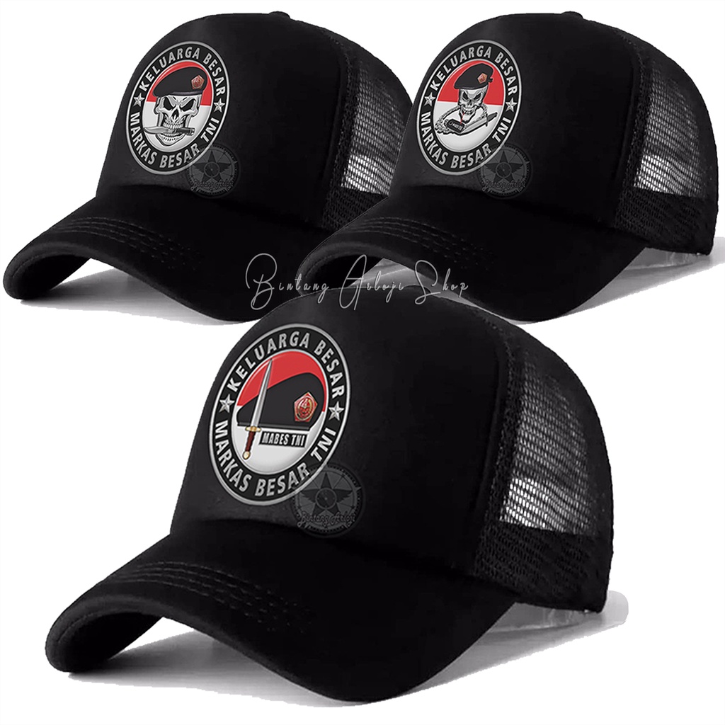 Topi Baret Keluarga Besar Markas Besar TNI Limited Edition Silver