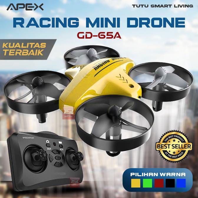 DRONE APEX Mini Racing Drone, Quadcopter Drone Mini - GD-65A murah