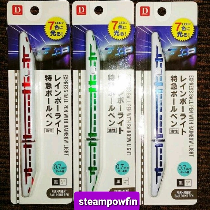 

BISA COD Pulpen Unik Kereta Shinkansen Ballpoint with Light Pen Lampu Nyala /ALAT TULIS