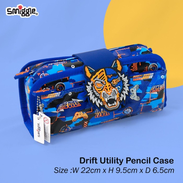 

BAYAR DITEMPAT Tempat Pensil Smiggle Lipat Bunny Tiger Cat Mermaid Game Over Animal /ALAT TULIS