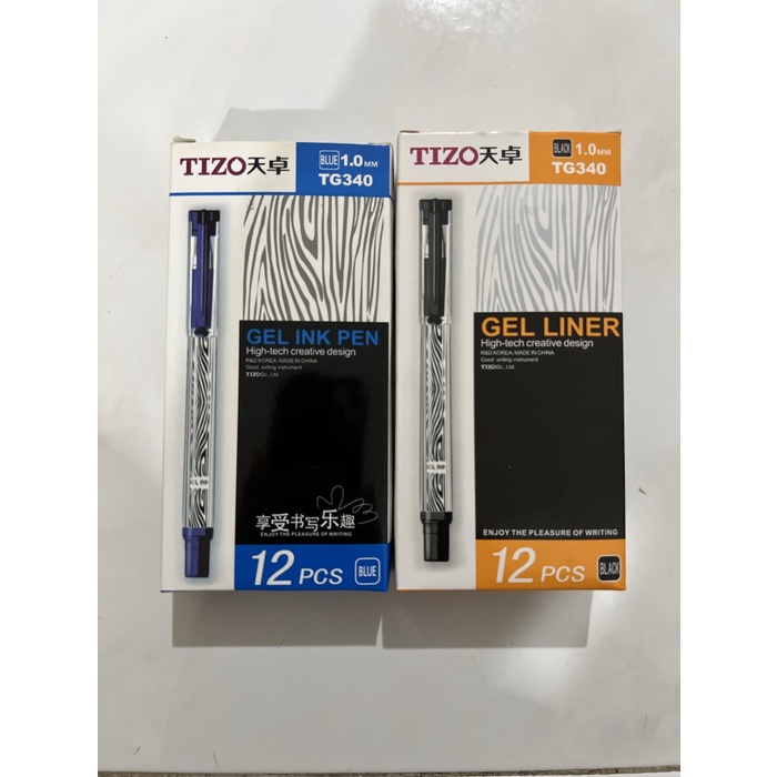 

TERBARU Pulpen Gel Tizo TG340 1.0mm Original 1 Lusin Isi 12 Pcs /ALAT TULIS AESTHETIC/ALAT TULIS