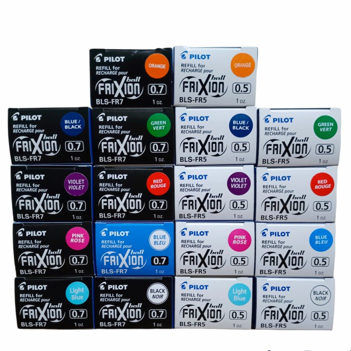 

TERBARU Isi Pulpen Frixion Clicker Ball 0.5/0.7 Refill Pilot Frixion [PACK] /ALAT TULIS