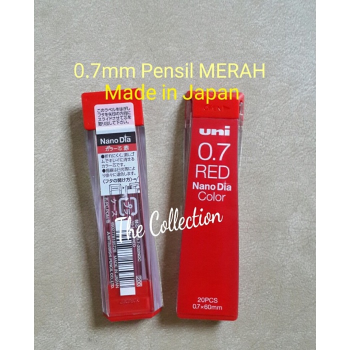 

BAYAR DITEMPAT ATK257UN hasil tulisan MERAH isi pensil mekanik 0.7mm JAPAN mechanical /ALAT TULIS
