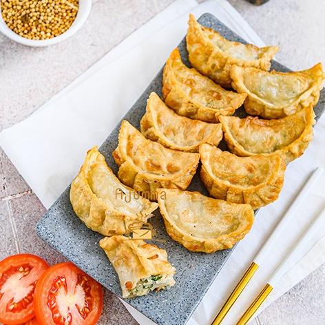 

[NEW] HALAL GUN MANDU FROZEN / PANGSIT AYAM KOREA BEKU 1KG
