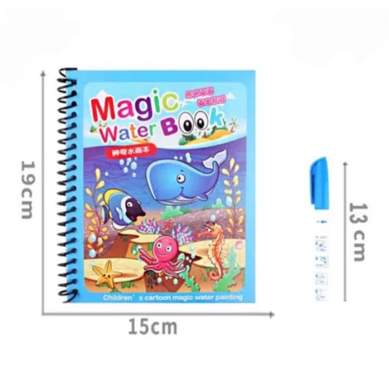 Magic Water Book/Buku Gambar Mewarnai