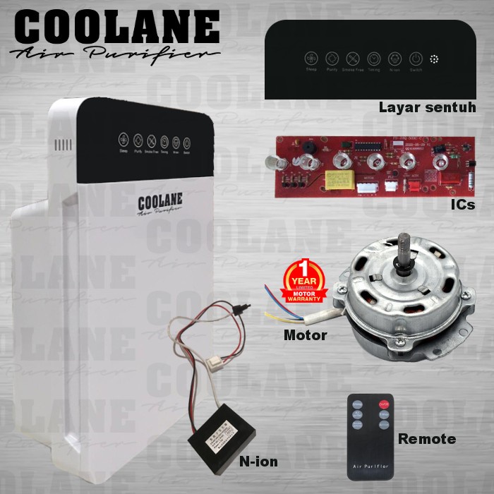 SPAREPART COOLANE AIR PURIFIER HEPA FILTER PENYARINGAN UDARA