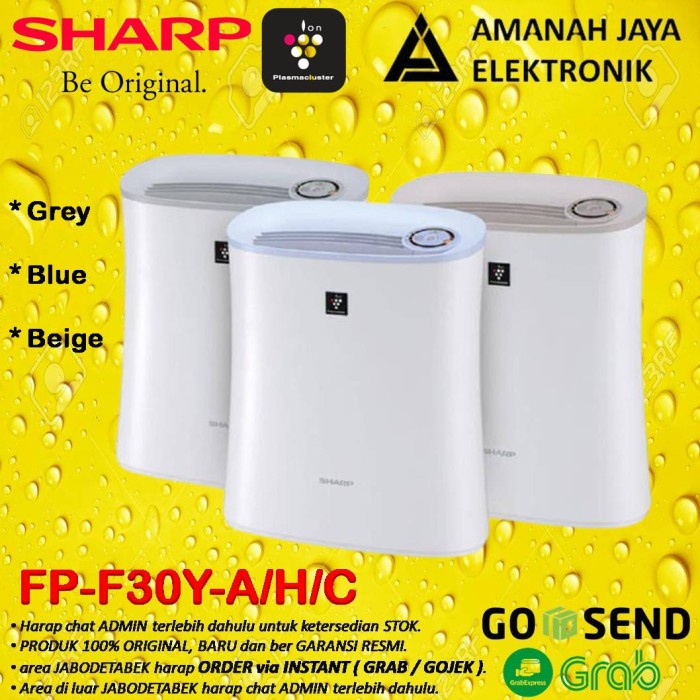 SHARP AIR PURIFIER PLASMACLUSTER FP-F30Y-A/C/H FP-F30Y FP-F30Y-A
