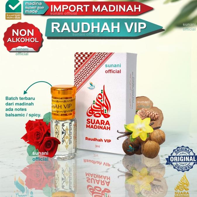 [PROMO] Raudhah VIP Suara madinah, Parfum Sholat, Parfum 6 ml 3 ml