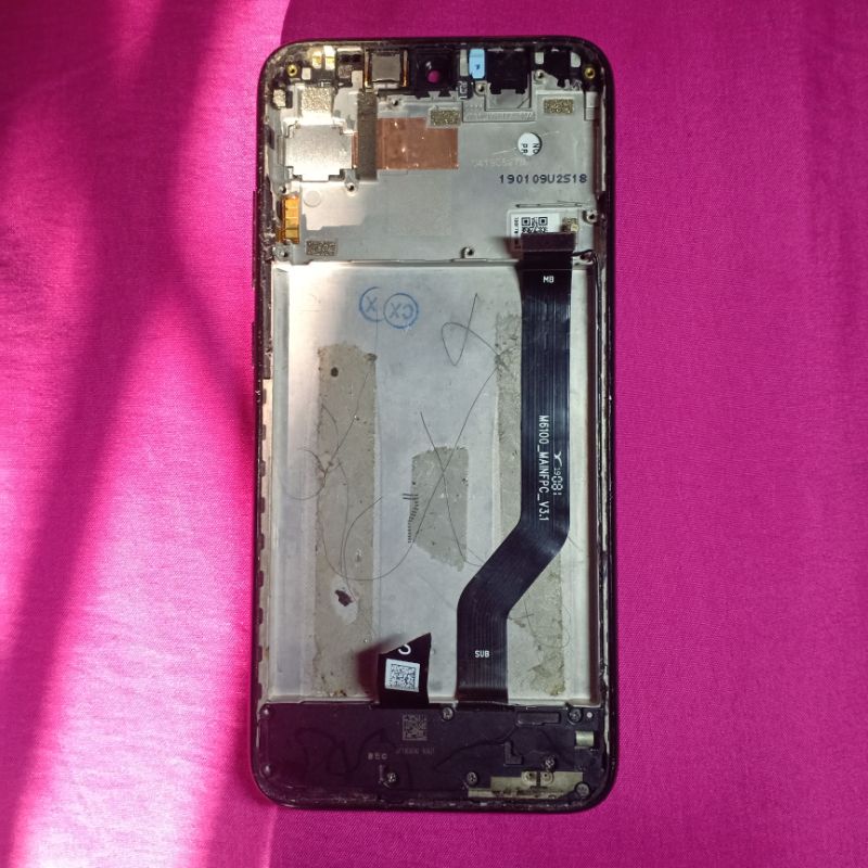 Sparepart Xiaomi Redmi Note 7 Baterai Kamera Speaker Frame PCB Cas