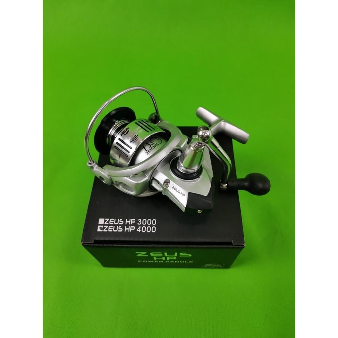 reel lizard zeus HP 3000-4000 power handle spinning gulungan pancing