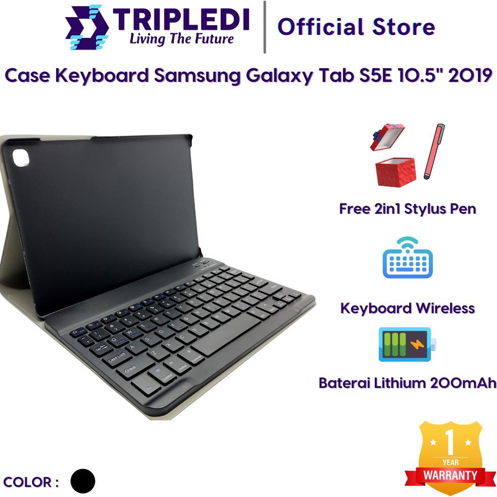 Tripledi Case Keyboard Samsung Galaxy Tab S5E 10.5 T720 T725 2019 Removeable Bluetooth Cover Flip Fr