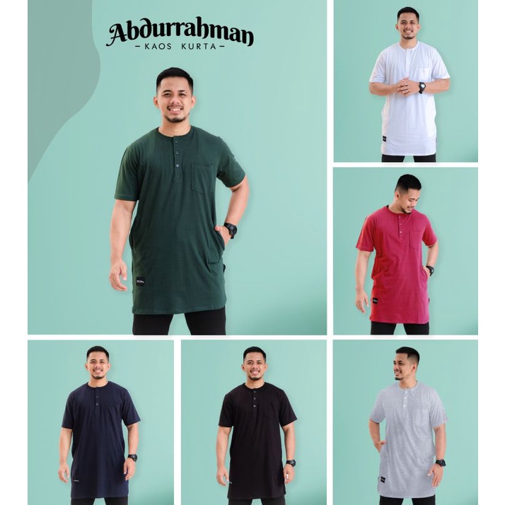 [Bonus Paket Ibadah / Peci] Gamis Abdurrahman AHAD Original