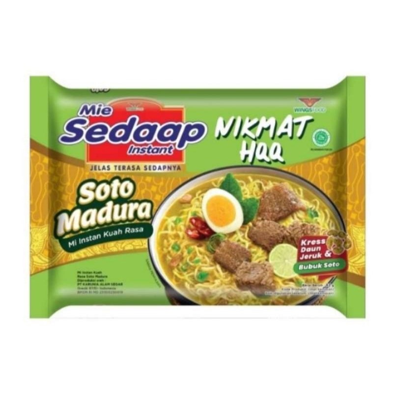 

sedaap mie soto Madura 82 gr