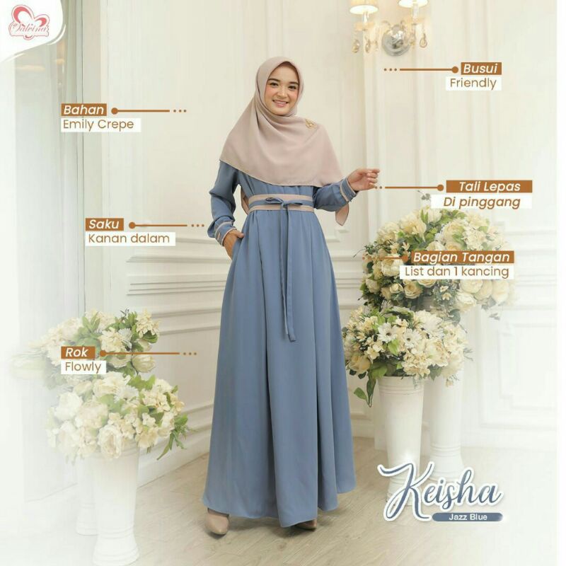 Keisha Gamis by Salvina Hijab