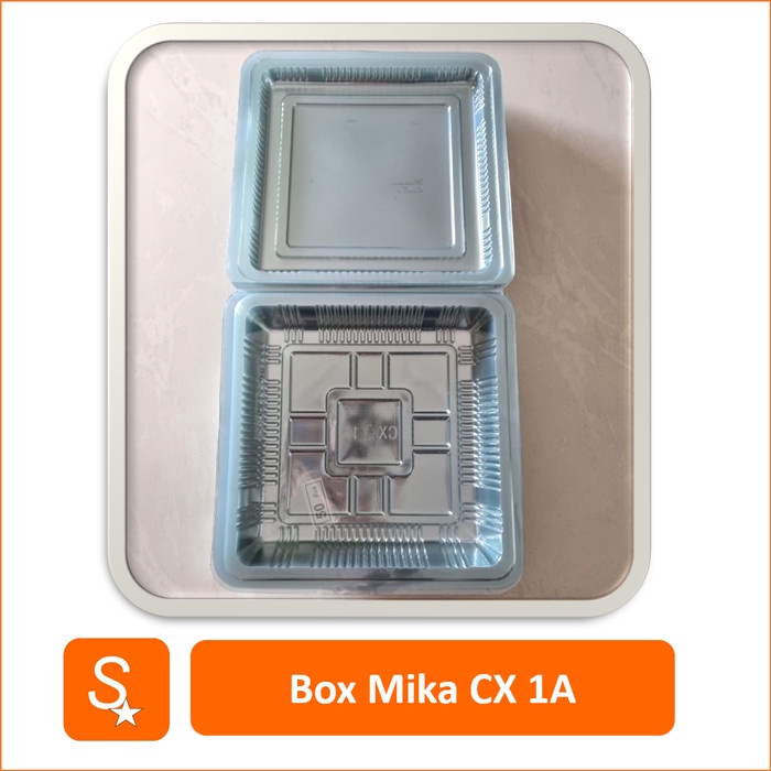 Kotak Mika Plastik 1A / Box Mika CX isi 50 Pcs
