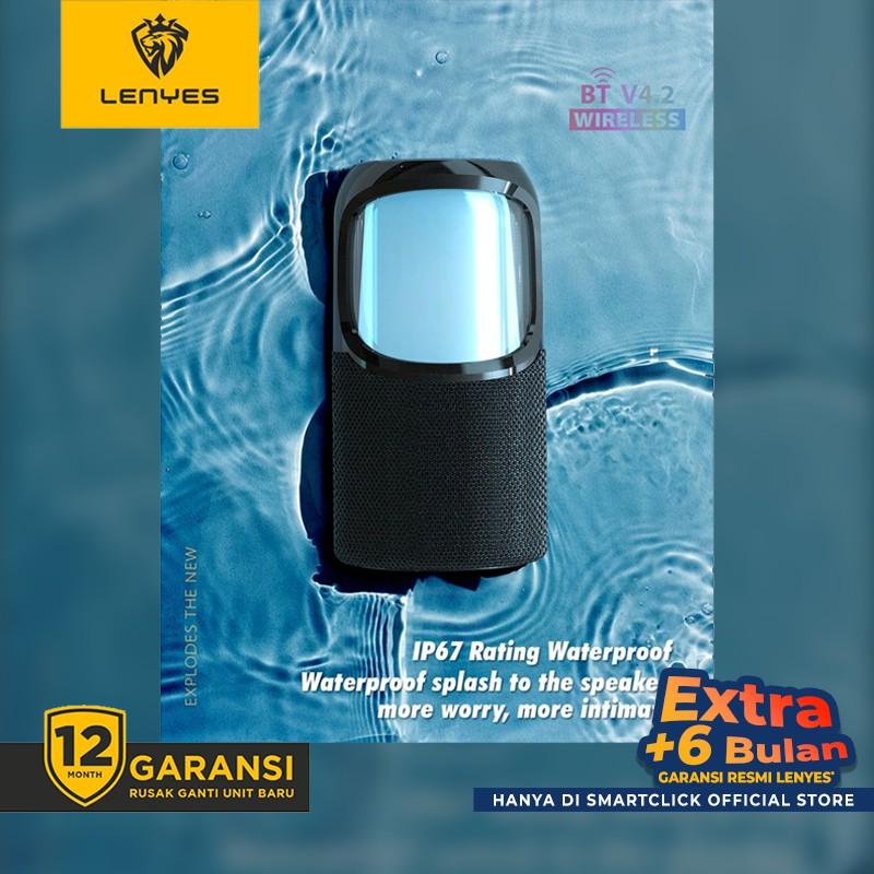 Speaker Bluetooth Portable LENYES S807 Waterproof IPX6 RGB LED