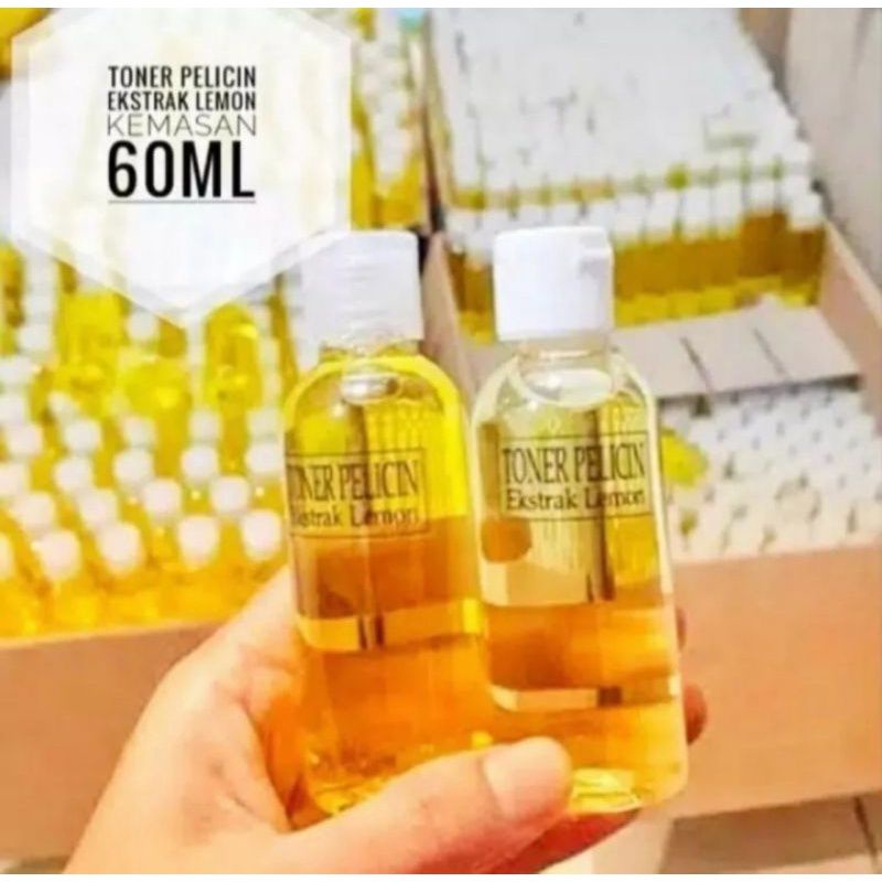 Promo Murah Toner Glowing Pelicin Extra Lemon Memutuhkan dan Mengglowingkan Wajah