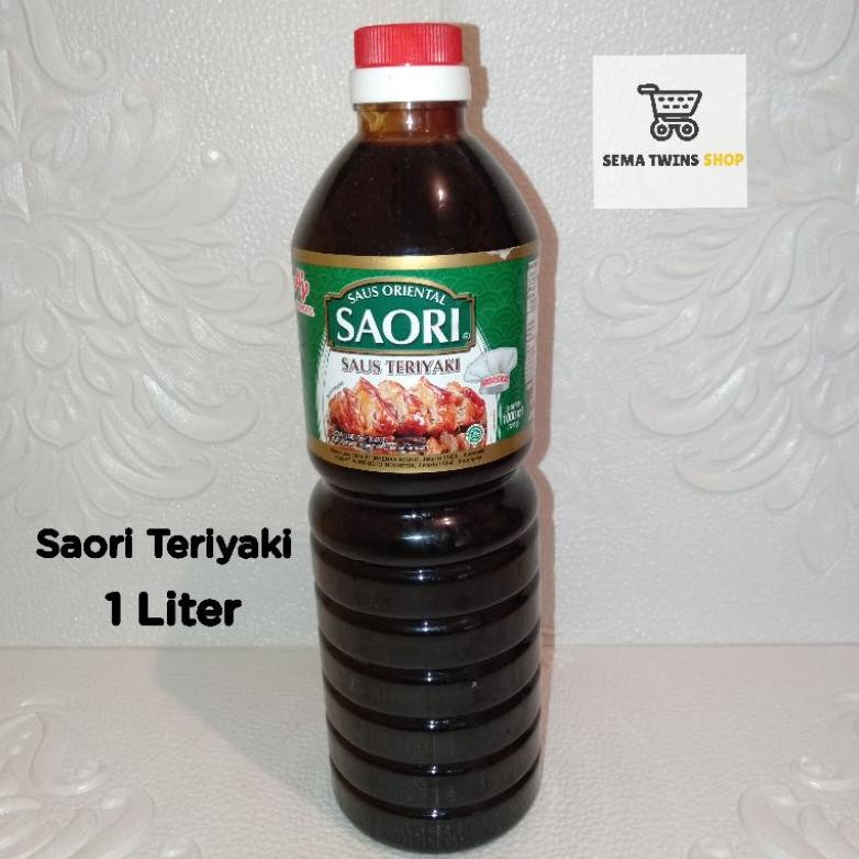 

Saori Saus TERIYAKI 1 Liter ltr L - saos oriental