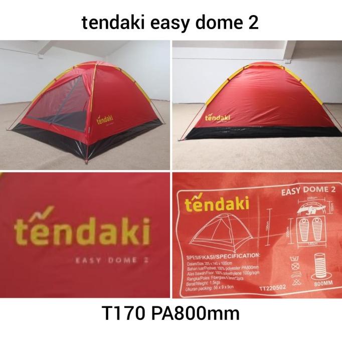 tenda dome termurah tendaki easy dome2 frame fiber Single layer