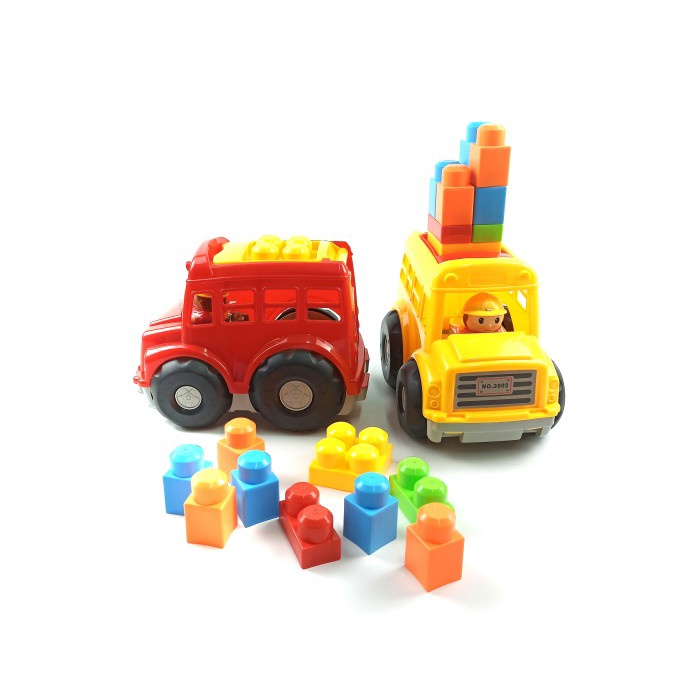 Flash Sale School Bus Lego Toy Mainan Bus Sekolah Dengan Blok Nb-04136 Terlaris