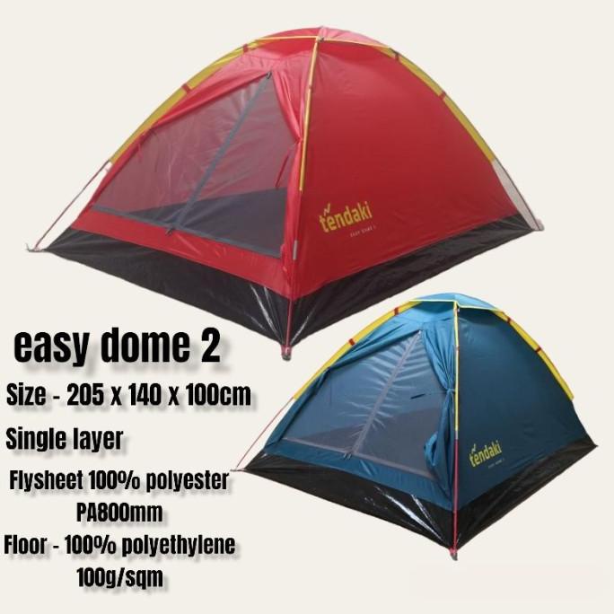 tenda camping anak terlaris tendaki easy dome 2 single layer