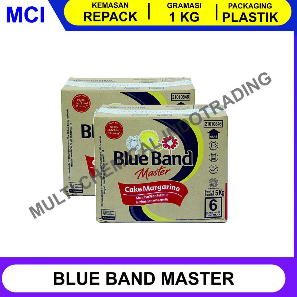 

DISCOUNT !!! BLUE BAND MASTER CAKE MARGARINE REPACK 1 KG / BLUEBAND MARGARIN [KODE 59]