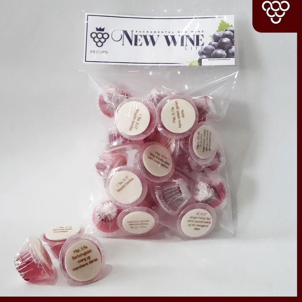 

DISKON !!! Paket Perjamuan Kudus Lite + Hosti Ayat - isi 25 [KODE 613]